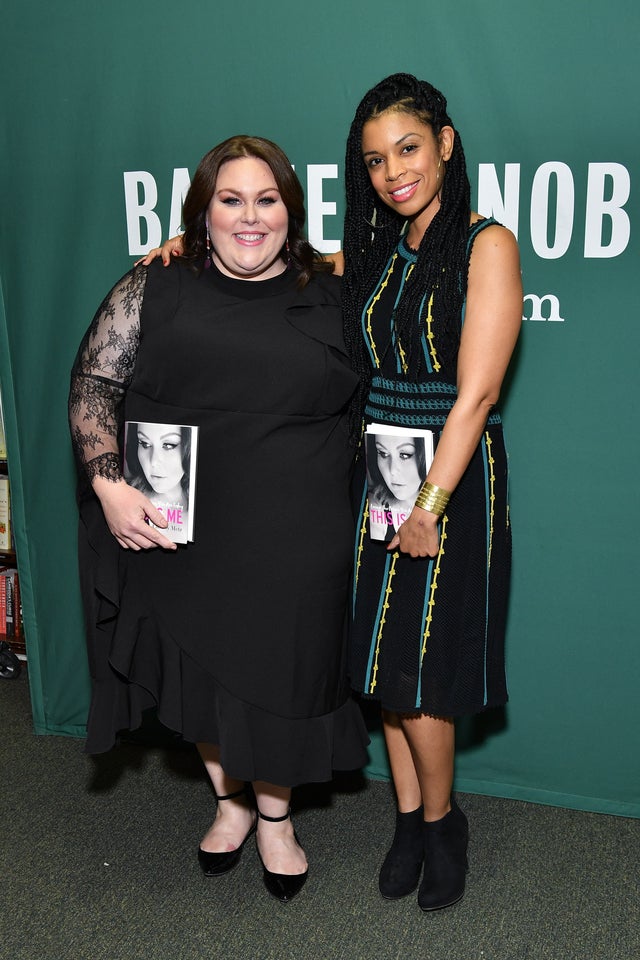 Chrissy Metz and Susan Kelechi Watson at barnes & noble