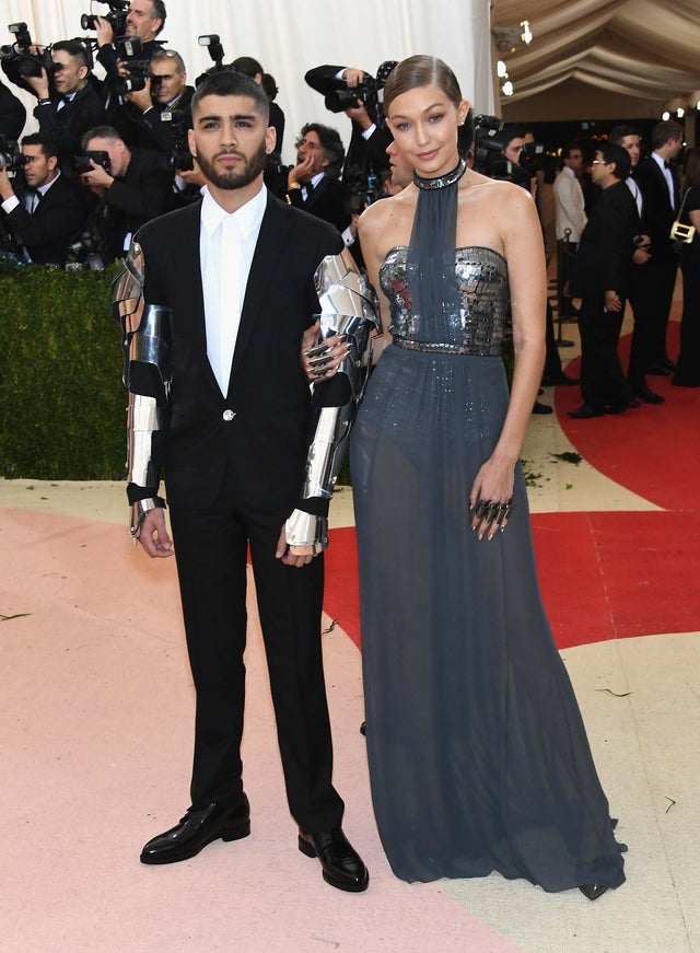 Zayn Malik and Gigi Hadid at the 2016 Met Gala