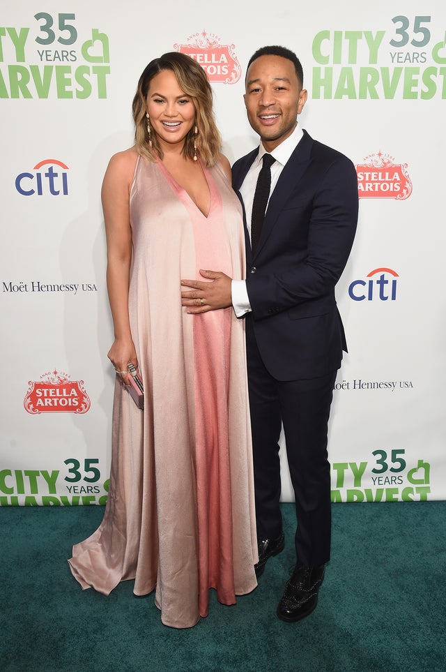 Chrissy Teigen and John Legend at City Harvest's 35th Anniversary Gala