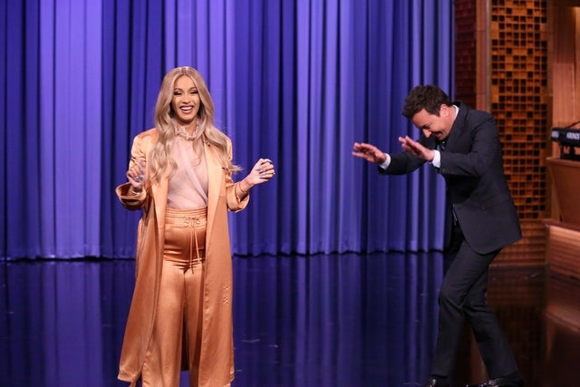 Cardi B co-hosts 'Tonight Show' alongside Jimmy Fallon on Apr. 9