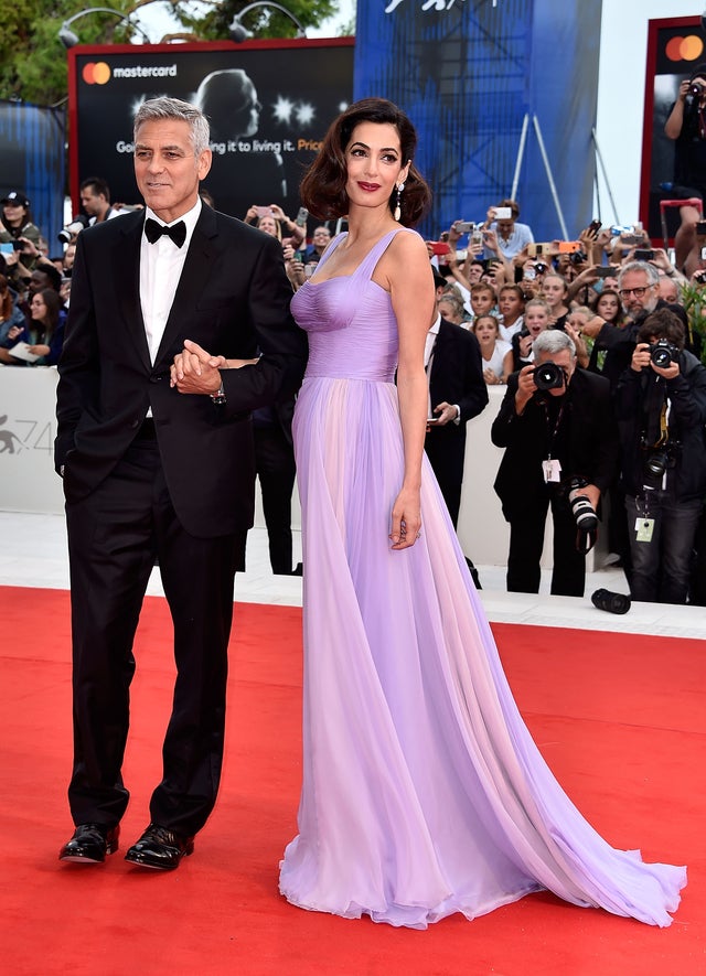 George Clooney and Amal Clooney walk the red carpet ahead of the 'Suburbicon' screening during the 74th Venice Film Festival at Sala Grande on September 2, 2017 in Venice, Italy.