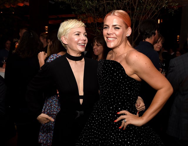 Michelle Williams and Busy Philipps