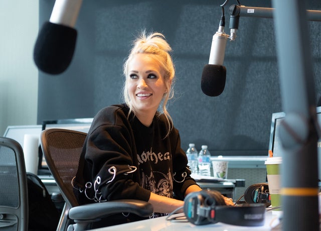 Carrie Underwood at SiriusXM Nashville Studios