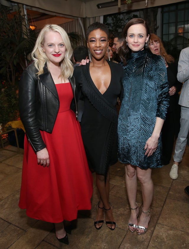 Elisabeth Moss, Samira Wiley and Alexis Bledel