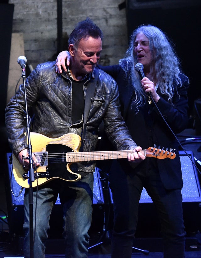 Bruce Springsteen and Patti Smith