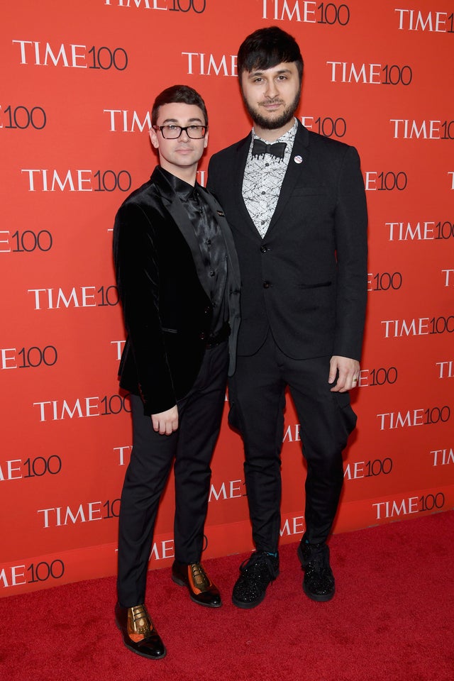 Christian Siriano and Brad Walsh at Time 100 Gala