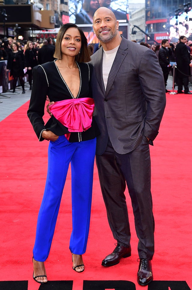 Naomie Harris and The Rock