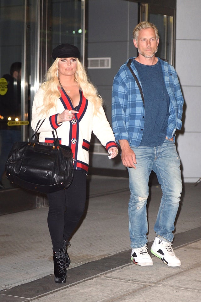 Jessica Simpson and Eric Johnson at JFK