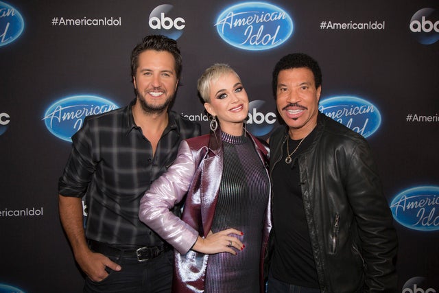 Katy Perry, Luke Bryan and Lionel Richie at march auditions