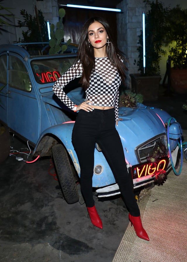 Victoria Justice at Vigo Video launch party