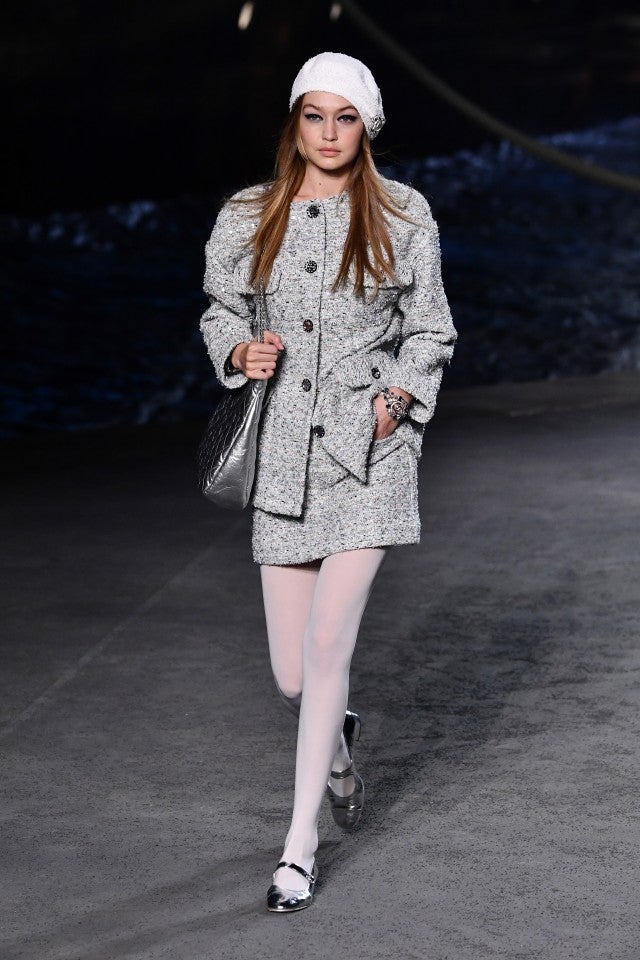 Gigi Hadid at Chanel in Paris