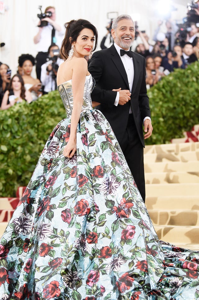 Amal Clooney and George Clooney at 2018 Met Gala