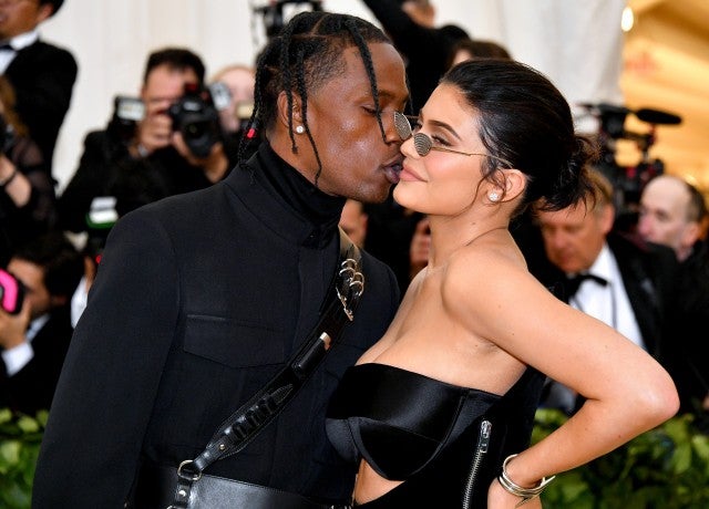 Travis Scott and Kylie Jenner at 2018 Met Gala