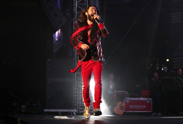 Jared Leto during KROQ Weenie Roast 2018