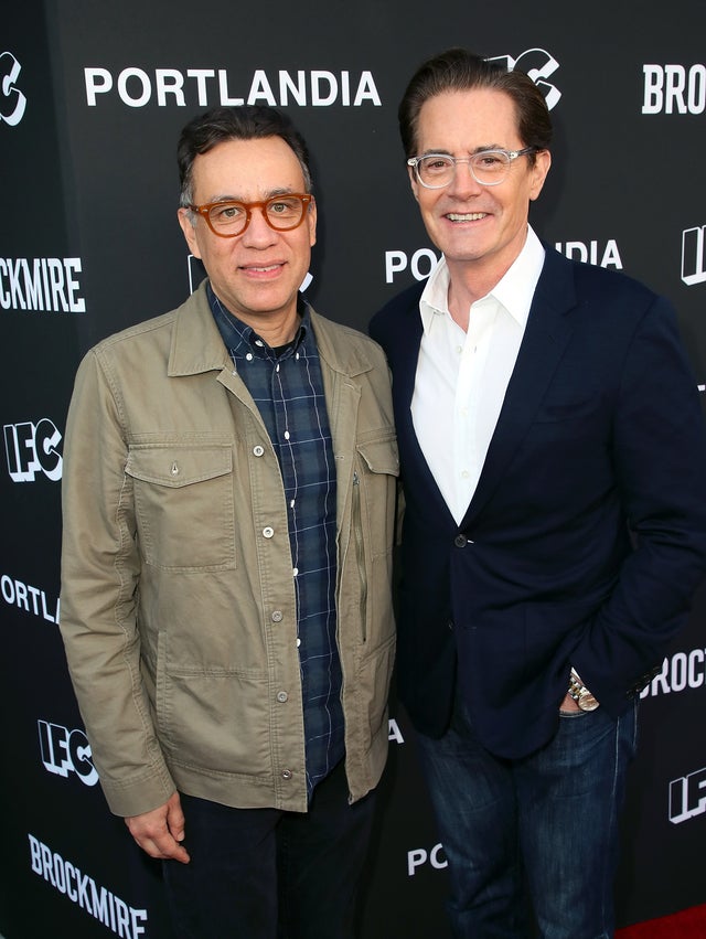 Fred Armisen and Kyle MacLachlan at FYC event