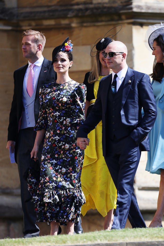 Charlotte Riley and Tom Hardy at royal wedding