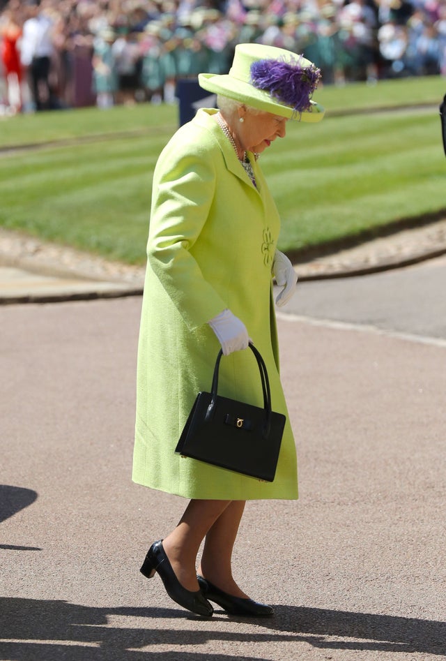 Queen Elizabeth II at royal wedding