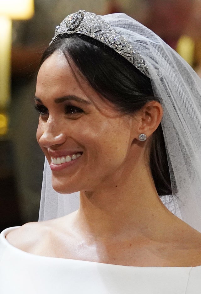 Meghan Markle - tiara closeup