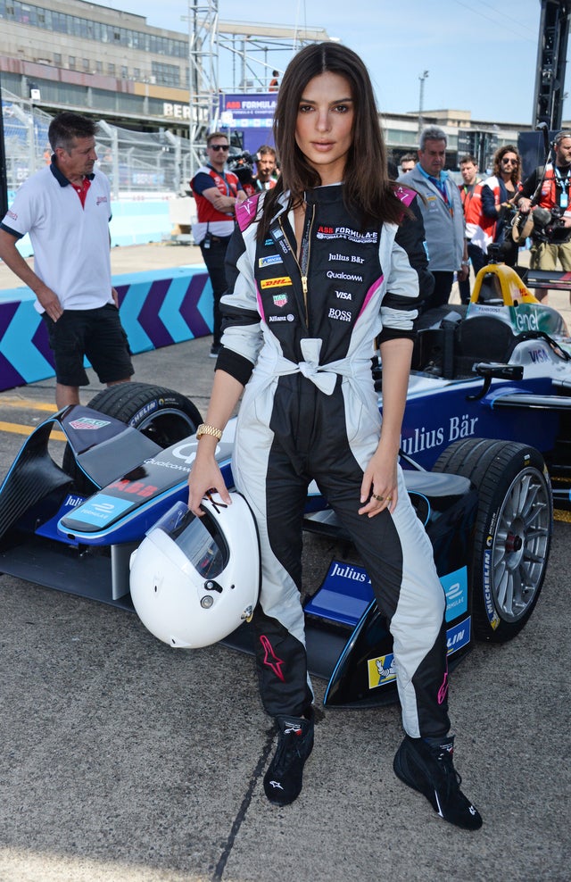 Emily Ratajkowski at ABB FIA Formula E BMW i Berlin E-Prix 2018