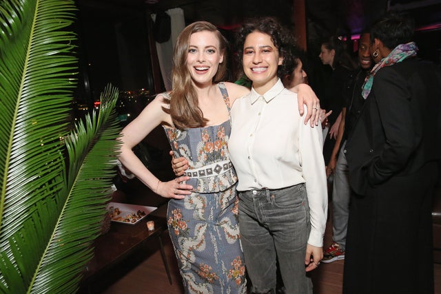 Gillian Jacobs and Ilana Glazer at ibiza premiere