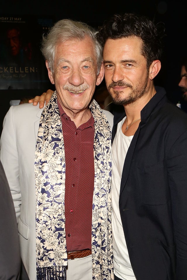 Ian McKellen and Orlando Bloom