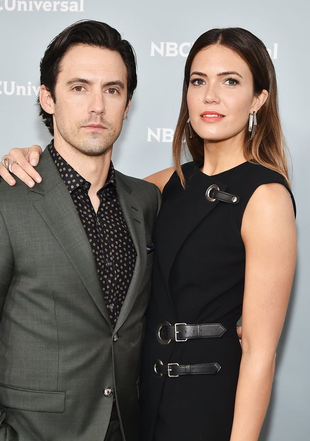 Milo Ventimiglia and Mandy Moore at NBCUniversal Upfront