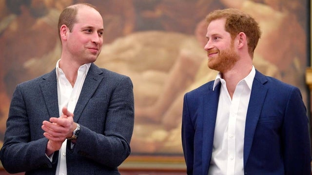 Prince William and his younger brother, Prince Harry