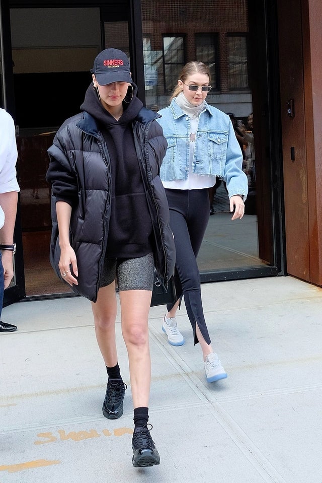 Bella and Gigi Hadid in NYC