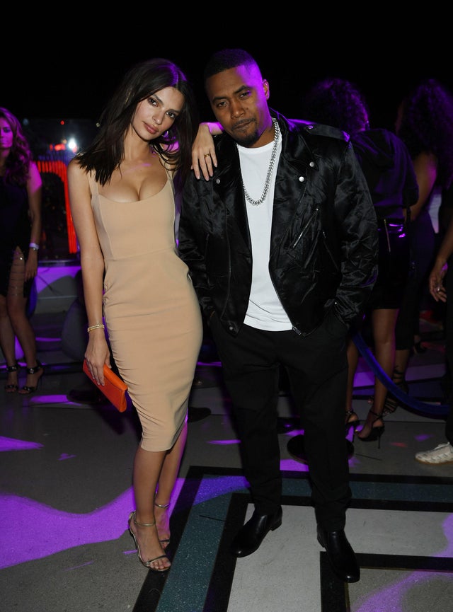 Emily Ratajkowski and Nas