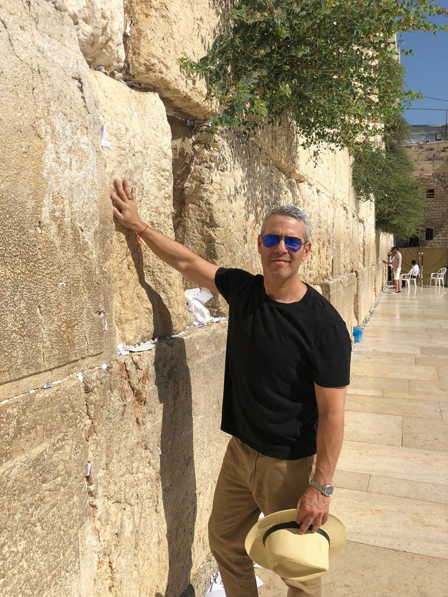 Andy Cohen at Western Wall