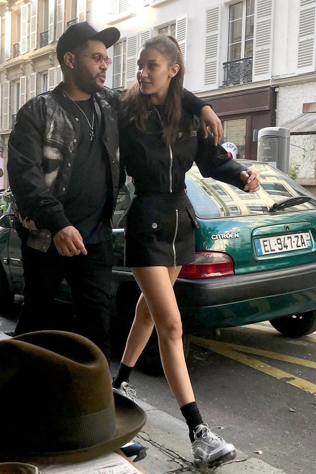 Bella Hadid and The Weeknd Put Their Romance on Display in Paris -- See