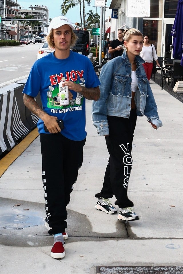 Justin Bieber And Hailey Baldwin Leave Miami Together After