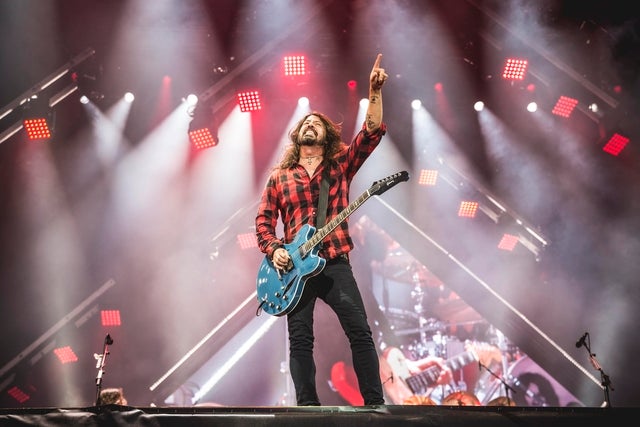 Dave Grohl onstage in Berlin