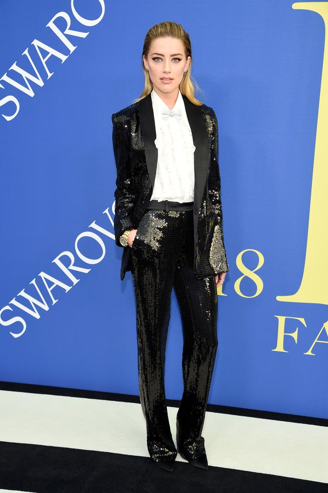 Amber Heard at the 2018 CFDA Fashion Awards