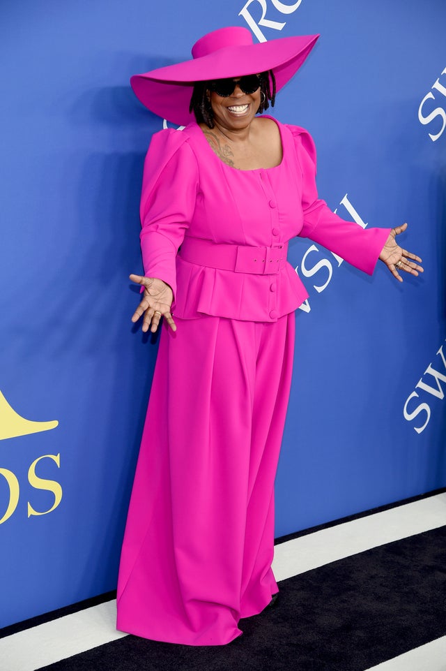 Whoopi Goldberg at the 2018 CFDA Fashion Awards