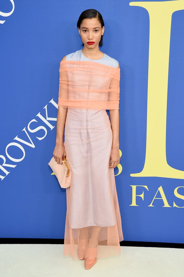 Lineisy Montero at the 2018 CFDA Fashion Awards