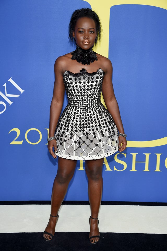 Lupita Nyong'o at the 2018 CFDA Fashion Awards