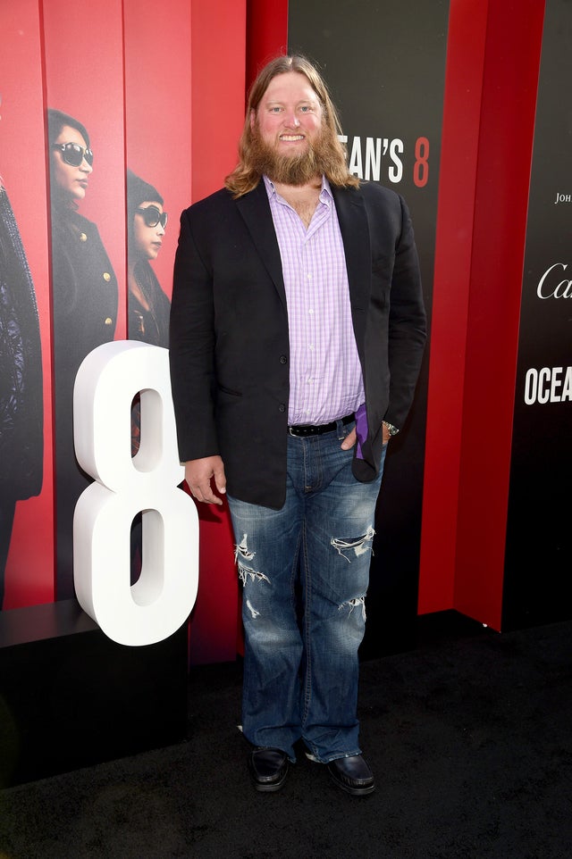 nick mangold at ocean's 8 premiere