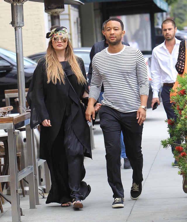 Chrissy Teigen and John Legend in Los Angeles