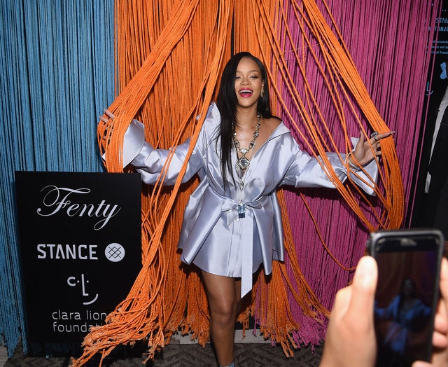 Rihanna at stance event