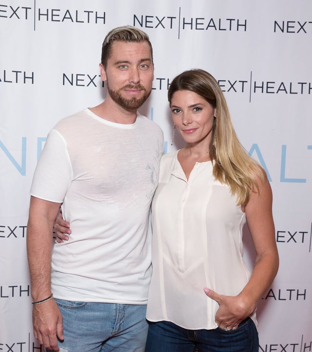 Lance Bass and Ashley Greene 