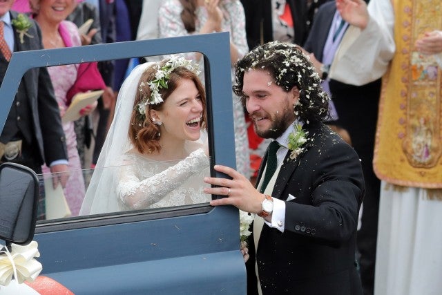 Rose Leslie and Kit Harington wedding