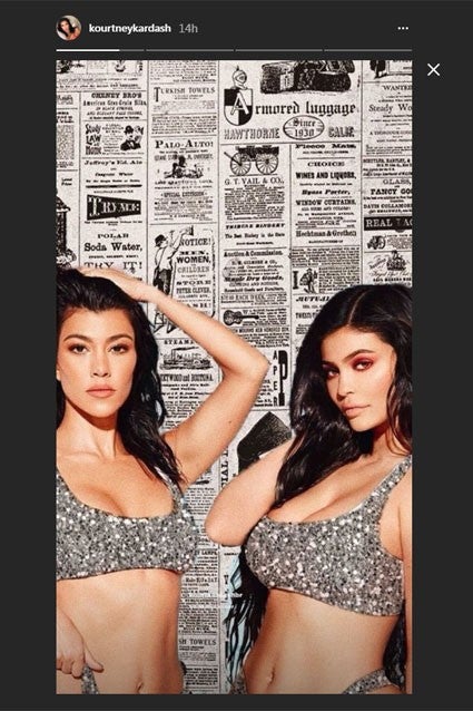 Kourtney Kardashian and Kylie Jenner