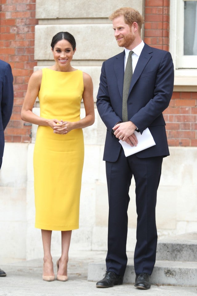 Meghan Markle yellow dress