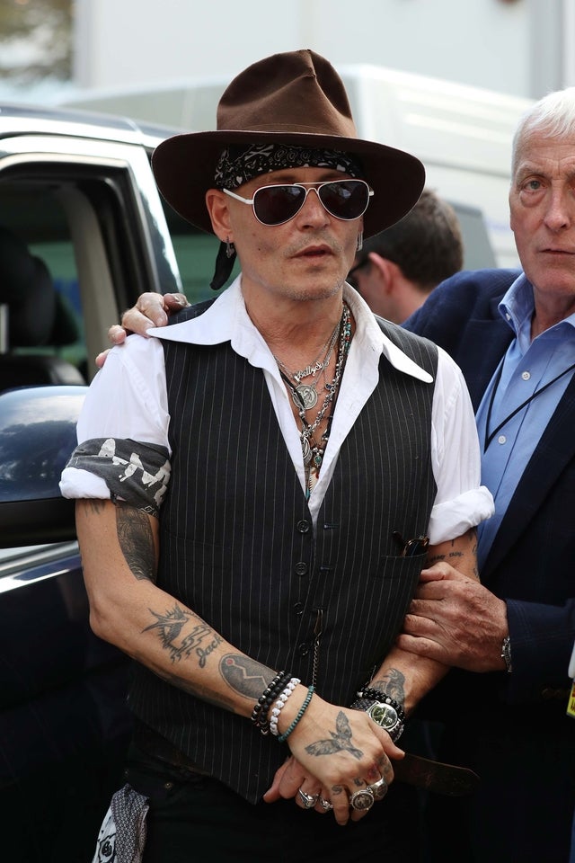 Johnny Depp at The Abbey Road Studios in London on July 23