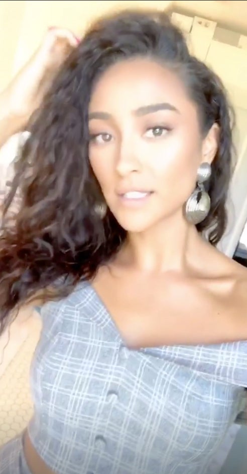 Shay Mitchell showpo checked set