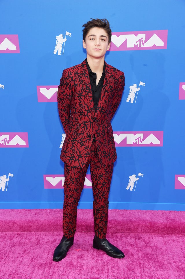 Asher Angel at 2018 vmas