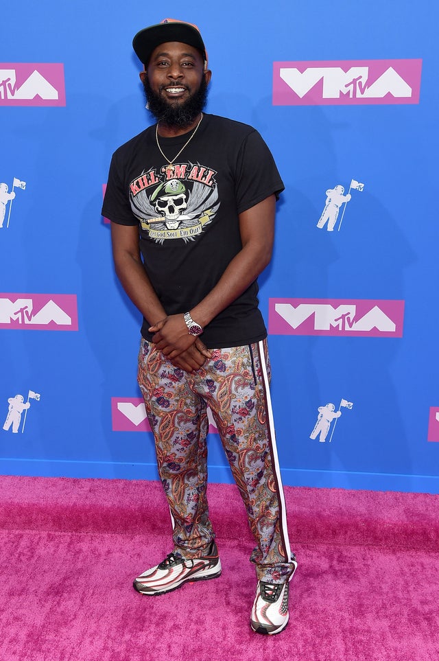 Karlous Miller at 2018 vmas