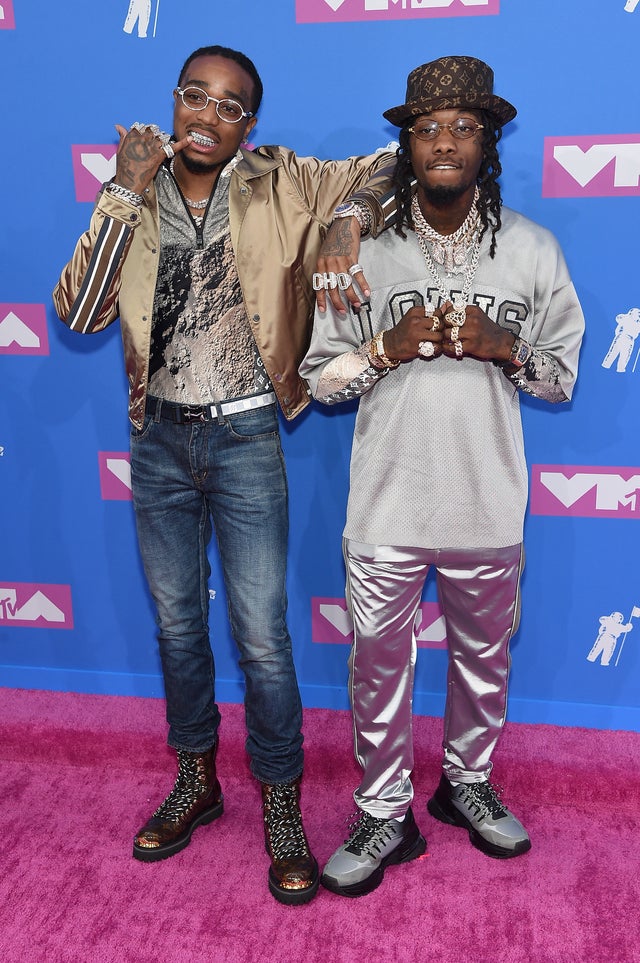 Migos' Quavo and Offset at 2018 vmas