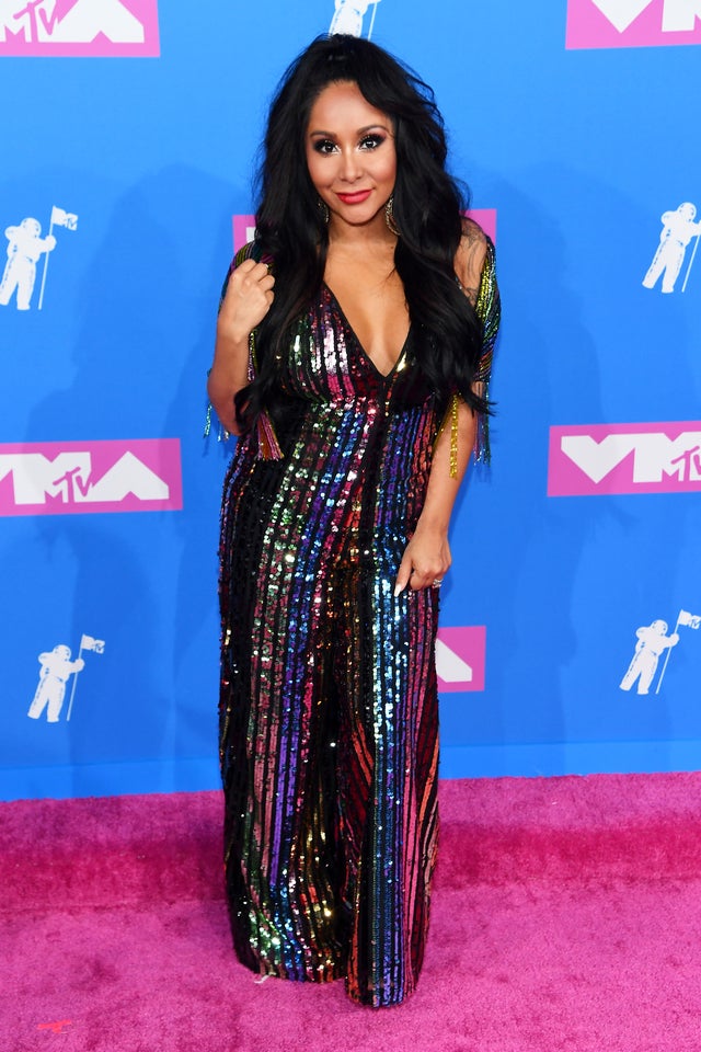 Nicole 'Snooki' Polizzi at 2018 vmas